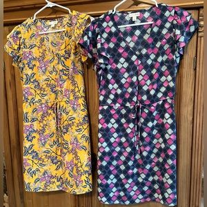 2 Bundled Maison Jules Flutter Dresses